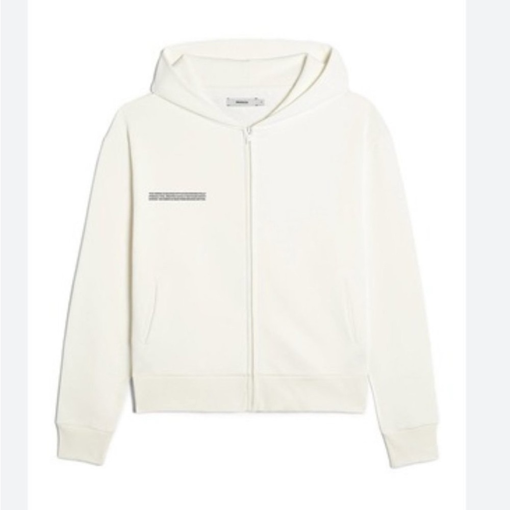 Pangaia white zip up